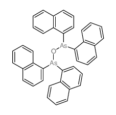 dinaphthalen-1-ylarsanyloxy-dinaphthalen-1-yl-arsane结构式