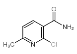 2-氯-6-甲基烟酰胺结构式