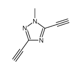 1H-1,2,4-Triazole, 3,5-diethynyl-1-methyl- (9CI) Structure