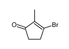 3-bromo-2-methylcyclopent-2-en-1-one Structure