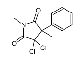 3,3-dichloro-1,4-dimethyl-4-phenylpyrrolidine-2,5-dione结构式