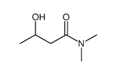 3-hydroxy-N,N-dimethylbutanamide结构式