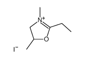 2-ethyl-3,5-dimethyl-4,5-dihydro-oxazolium; iodide结构式