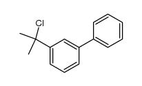 3-(α-chloro-isopropyl)-biphenyl结构式