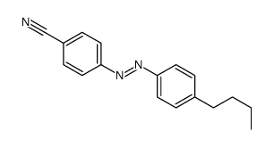 4-[(4-butylphenyl)diazenyl]benzonitrile结构式