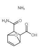 7-Oxabicyclo[2.2.1]hept-5-ene-2-carboxylicacid, 3-(aminocarbonyl)-, ammonium salt (1:1) Structure
