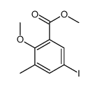 methyl 5-iodo-2-methoxy-3-methylbenzoate Structure
