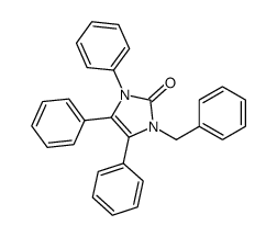 1-benzyl-3,4,5-triphenylimidazol-2-one结构式