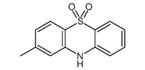 2-methyl-10H-phenothiazine 5,5-dioxide结构式