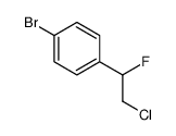 1-bromo-4-(2-chloro-1-fluoroethyl)benzene Structure