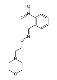 2-nitro-benzaldehyde O-(2-morpholin-4-yl-ethyl)-oxime结构式