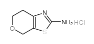 6,7-二氢-4H-吡喃并[4,3-D]噻唑-2-胺盐酸盐结构式