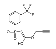prop-2-ynyl N-[3-(trifluoromethyl)phenyl]sulfonylcarbamate Structure