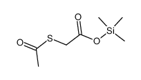S-Acetyl-thioglykolsaeure-trimethylsilylester Structure