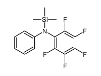 2,3,4,5,6-pentafluoro-N-phenyl-N-trimethylsilylaniline Structure