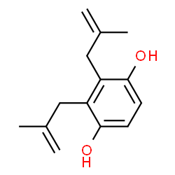 1,4-Benzenediol, 2,3-bis(2-methyl-2-propenyl)- (9CI)结构式