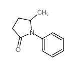 5-methyl-1-phenyl-pyrrolidin-2-one结构式