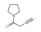 1-吡咯烷基-2-异氰基乙酰胺结构式