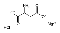 Magnesium hydrogen chloride 2-aminosuccinate (1:1:1:1)结构式