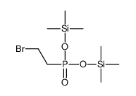 [2-bromoethyl(trimethylsilyloxy)phosphoryl]oxy-trimethylsilane结构式