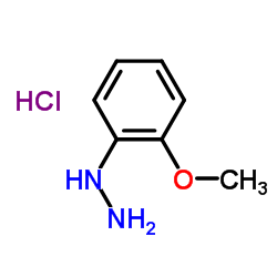 2-甲氧基苯肼盐酸盐结构式