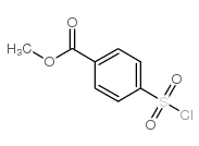 4-(氯磺酰基)苯甲酸甲酯结构式