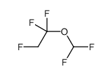 Difluoromethyl 1,1,2-trifluoroethyl ether结构式