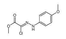(Z)-2-氯-2-(2-(4-甲氧基苯基)亚肼基)乙酸甲酯结构式