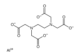 monoaluminum(III) mono(2,2',2'',2'''-(ethane-1,2-diylbis(azanetriyl))tetraacetate) Structure