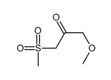 1-METHOXY-3-(METHYLSULFONYL)-2-PROPANONE Structure
