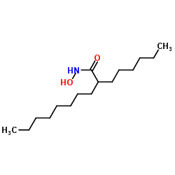 2-hexyl-N-hydroxydecanamide Structure