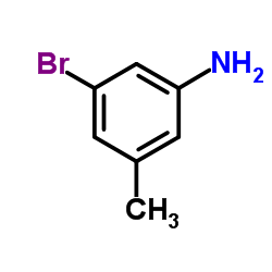 3-溴-5-甲基苯胺结构式