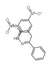 4-[(2,4-dinitrophenyl)hydrazinylidene]-4-phenyl-butanoic acid结构式