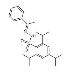 Acetophenone 2,4,6-triisopropylbenzenesulphonyl hydrazone Structure