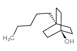4-PENTYLBICYCLO[2.2.2]OCTAN-1-OL structure