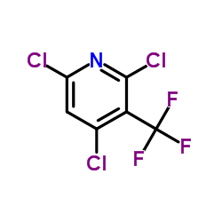 2,4,6-Trichloro-3-(trifluoromethyl)pyridine结构式