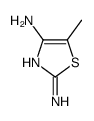 5-METHYLTHIAZOLE-2,4-DIAMINE structure