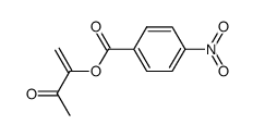 3-oxobut-1-en-2-yl 4-nitrobenzoate结构式