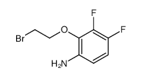 2-(2-bromoethoxy)-3,4-difluoroaniline Structure