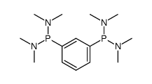 m-C6H4(P(N(CH3)2)2)2结构式