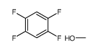 methanol,1,2,4,5-tetrafluorobenzene Structure