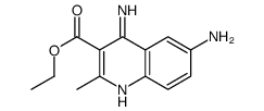 ethyl 4,6-diamino-2-methylquinoline-3-carboxylate Structure