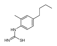 (4-butyl-2-methylphenyl)thiourea Structure