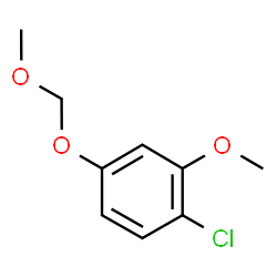 1-Chloro-2-methoxy-4-(methoxymethoxy)benzene结构式
