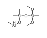 [dimethoxy(methyl)silyl]oxy-dimethylsilyloxy-dimethylsilane Structure