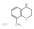 8-甲基-3,4-二氢-2H-苯并[1,4]噁嗪盐酸盐结构式