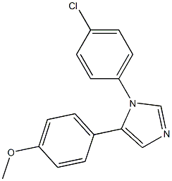 1-(4-chlorophenyl)-5-(4-methoxyphenyl)-1H-imidazole Structure