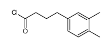 4-(3,4-dimethyl-phenyl)-butyryl chloride结构式