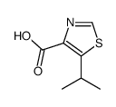 5-异丙基噻唑-4-羧酸结构式
