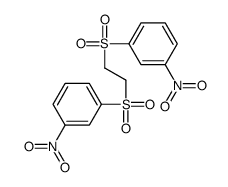 1-nitro-3-[2-(3-nitrophenyl)sulfonylethylsulfonyl]benzene结构式